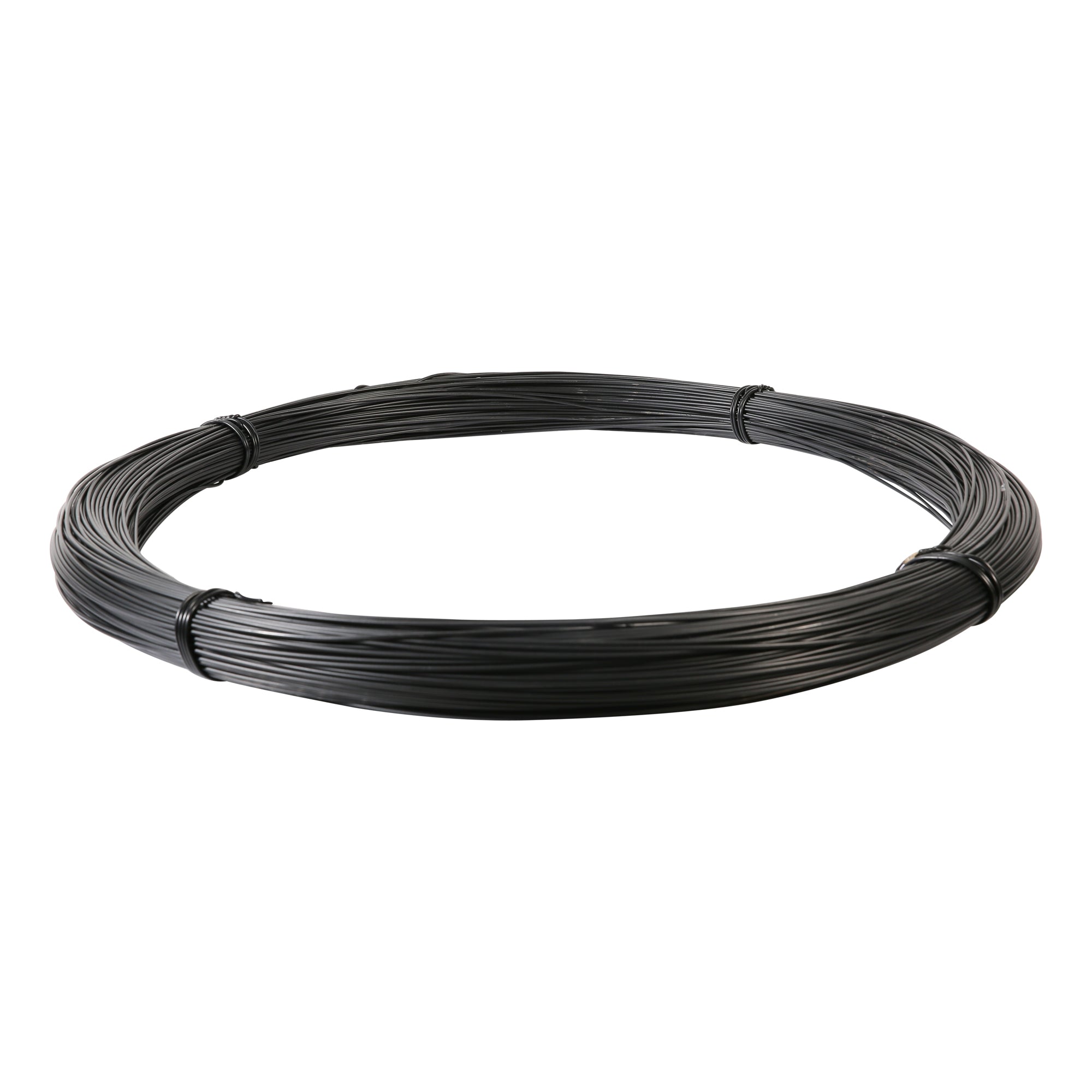 Plain Wire 3.15mm Black PVC 15