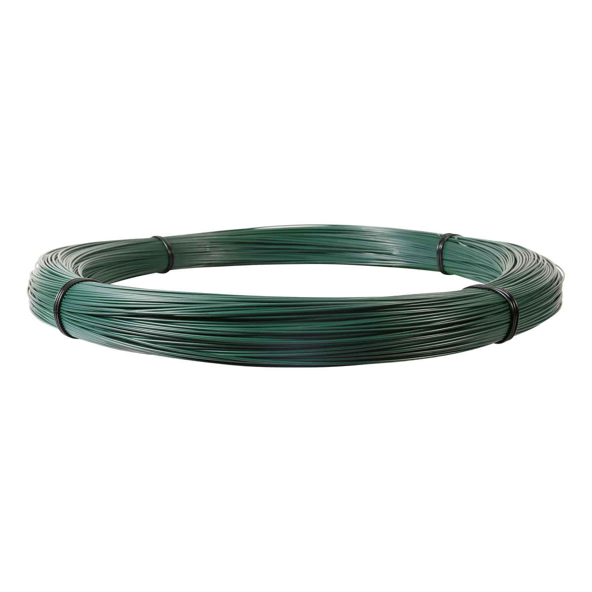 Plain Wire 3.15mm Green PVC 15