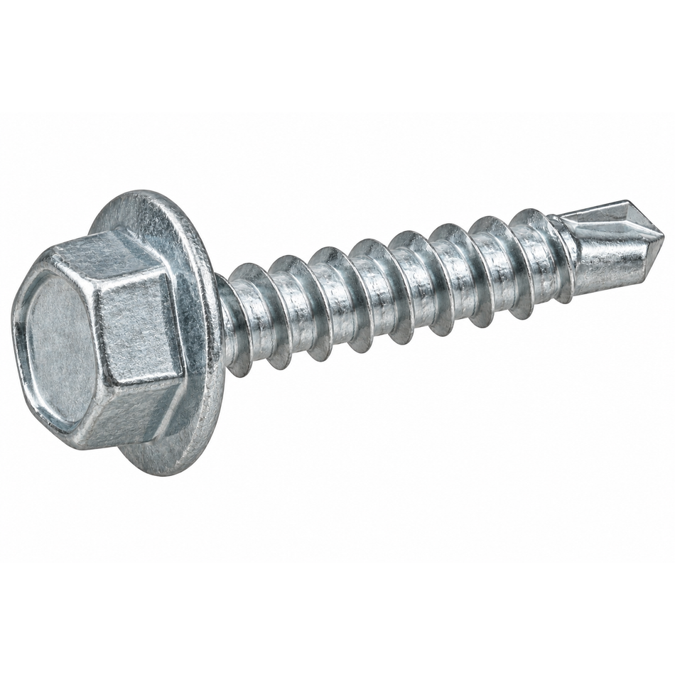 14g Steel Hex Head Tek Screw Galvanised