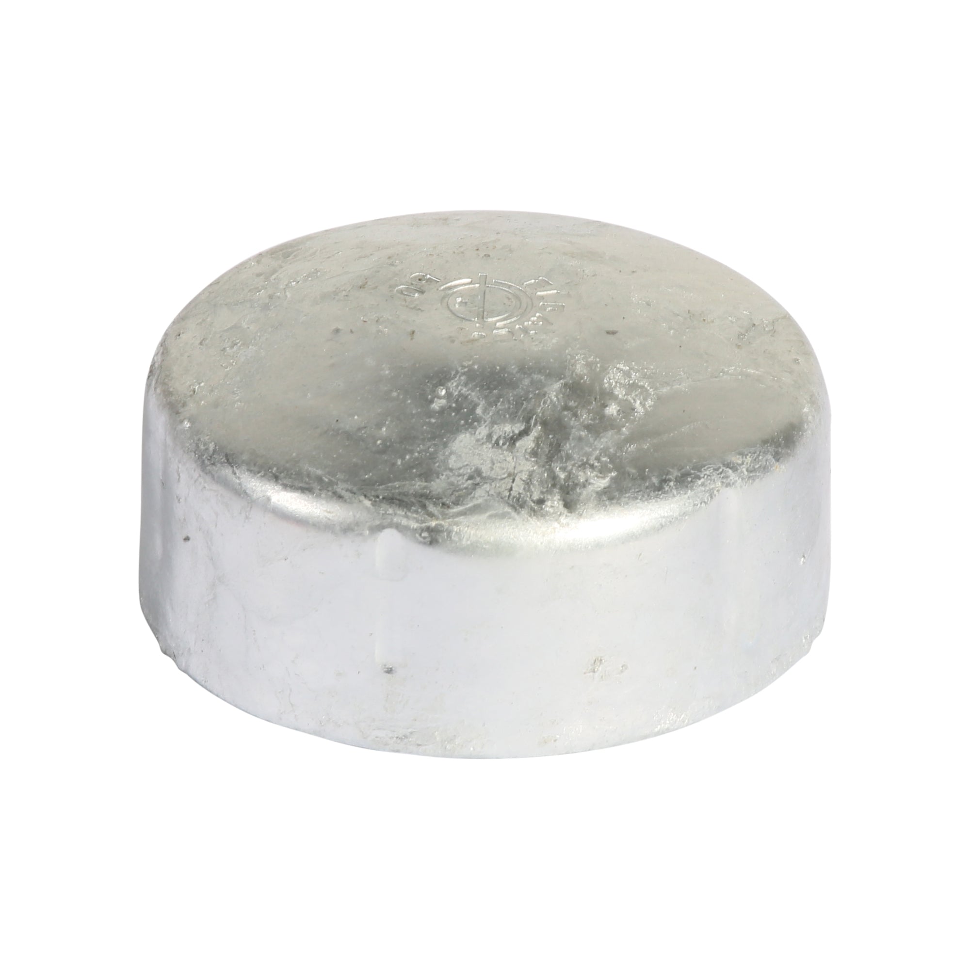 Round Post Cap Galvanised 100NB