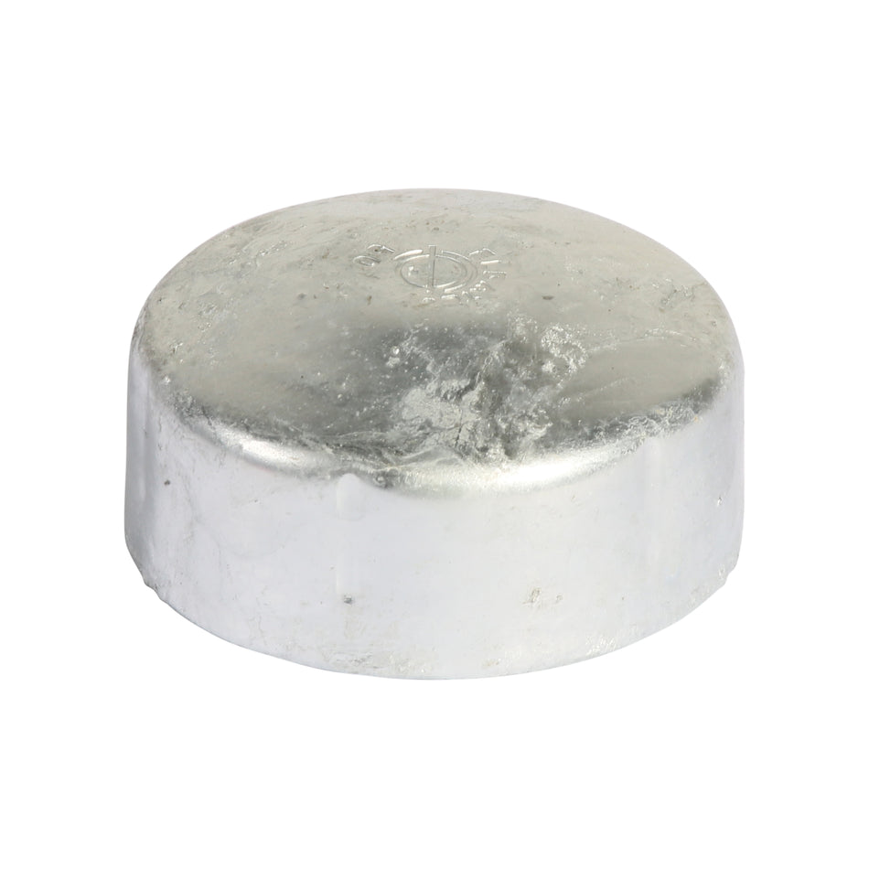 Round Post Cap Galvanised 100NB