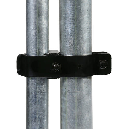 Two Part Hinge Powder Coated Black 100NB Post x 25NB Gate