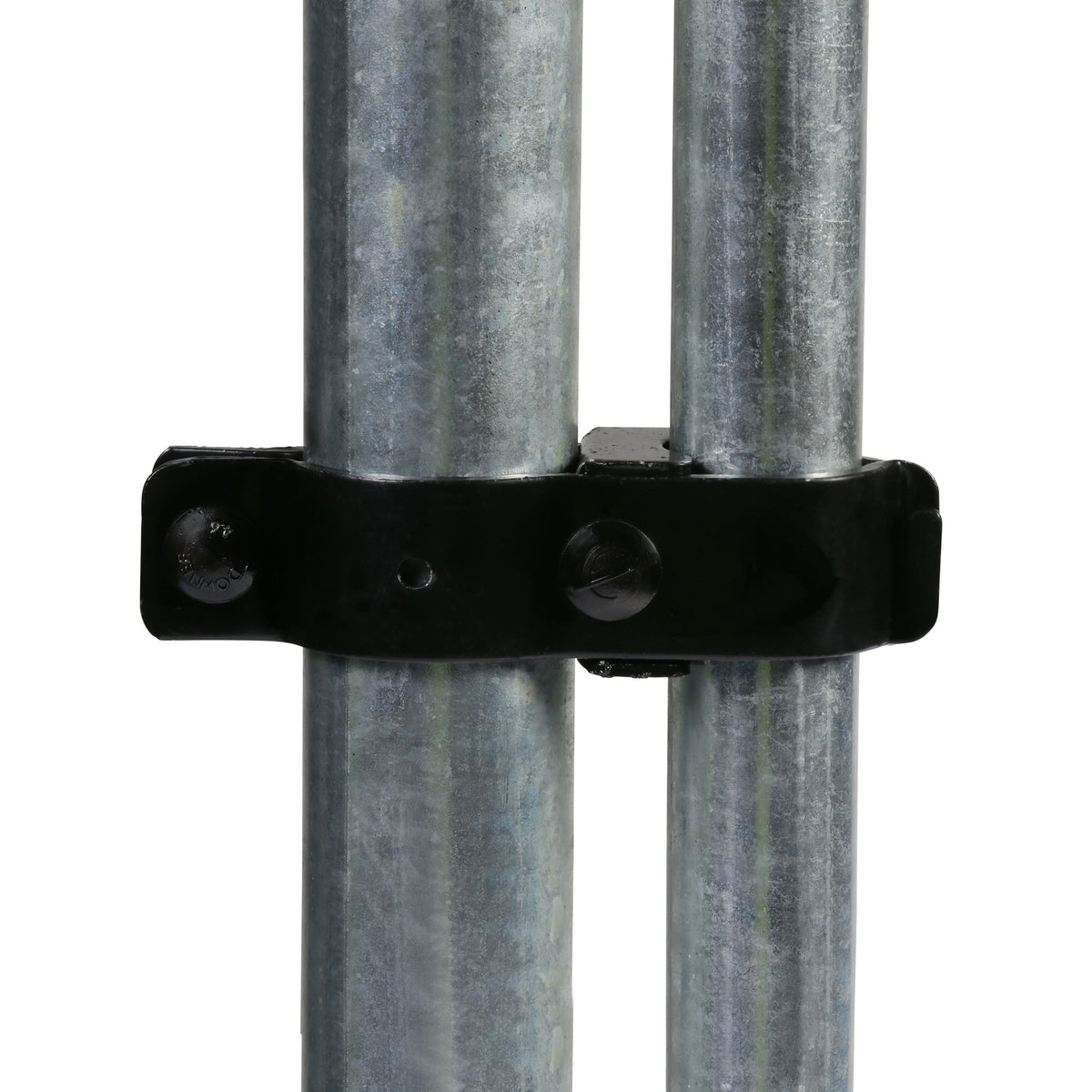 Two Part Hinge Powder Coated Black 100NB Post x 25NB Gate