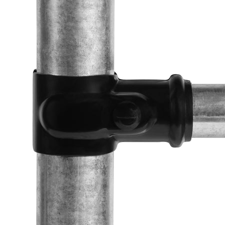 Tee Fitting Powder Coated Black 40NB Thru x 80NB Butt