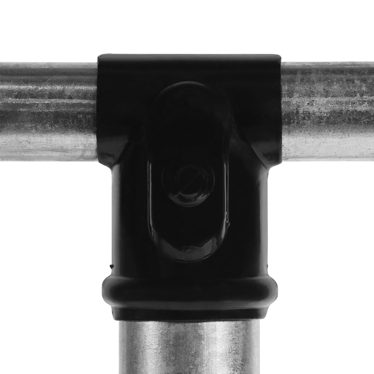 Tee Fitting Powder Coated Black 40NB Thru x 80NB Butt
