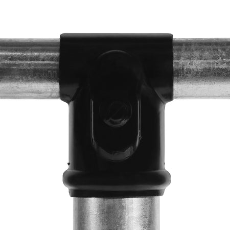 Tee Fitting Powder Coated Black 40NB Thru x 80NB Butt