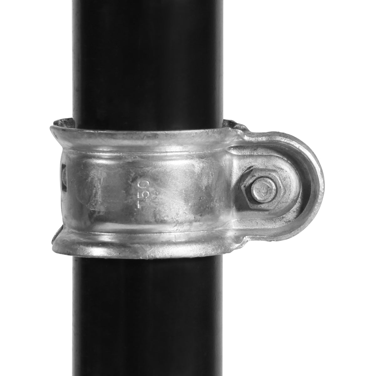 Revolving Line Post Clamp Universal Post Clamp Galvanised - Otter Fencing - Chain-link Fitting