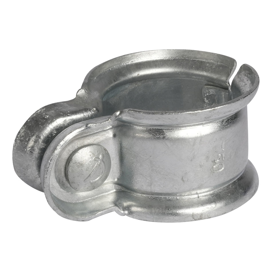 Revolving Line Post Clamp Universal Post Clamp Galvanised - Otter Fencing - Chain-link Fitting