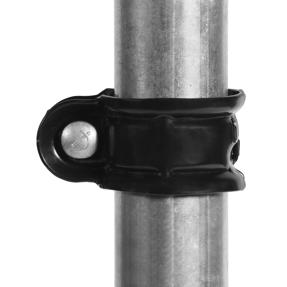 Universal Post Clamp Powder Coated Black 100NB Post