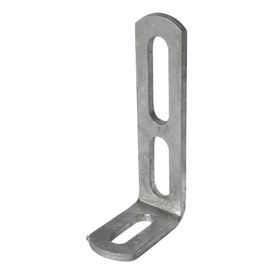 Angle Bracket With Slotted M10 Holes Galvanised
