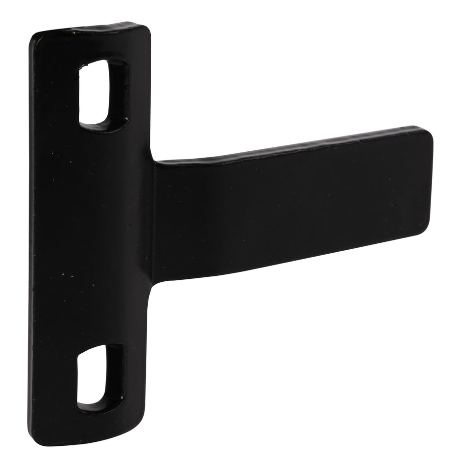 Striker For D Latch Bolt-On Round Powder Coated Black
