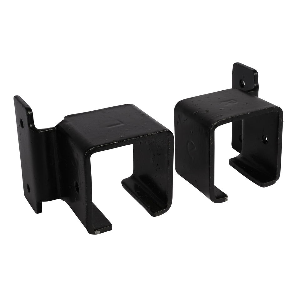 Security Rail Bracket Cover Sleeve Powder Coated Black - To suit SRB620