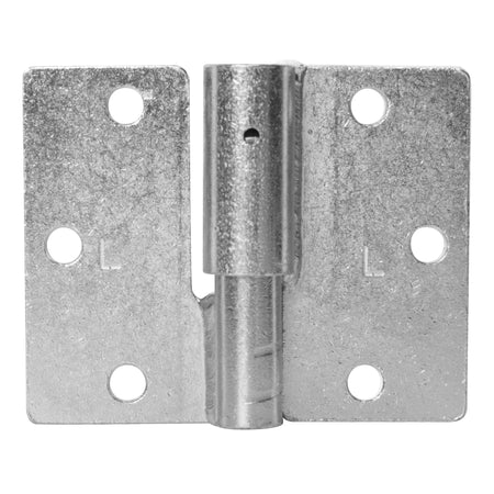 Bolt On / Bolt On Gate Hinges Zinc Plated Silver