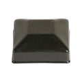 Square Steel Cap Powder Coated Black