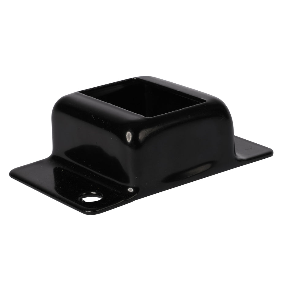 Rail Bracket Double Tab Powder Coated Black 30 x 30