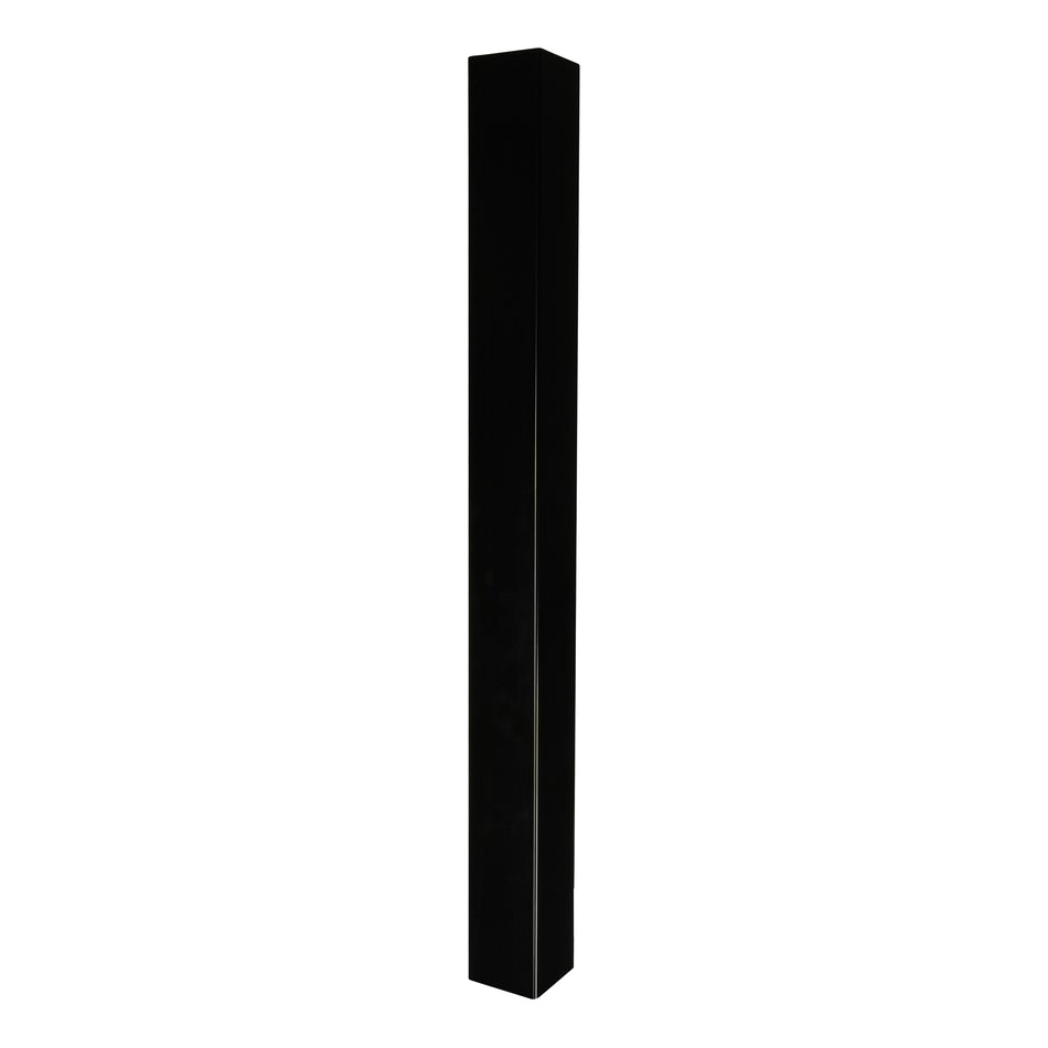 Square Steel Post Powder Coated Black