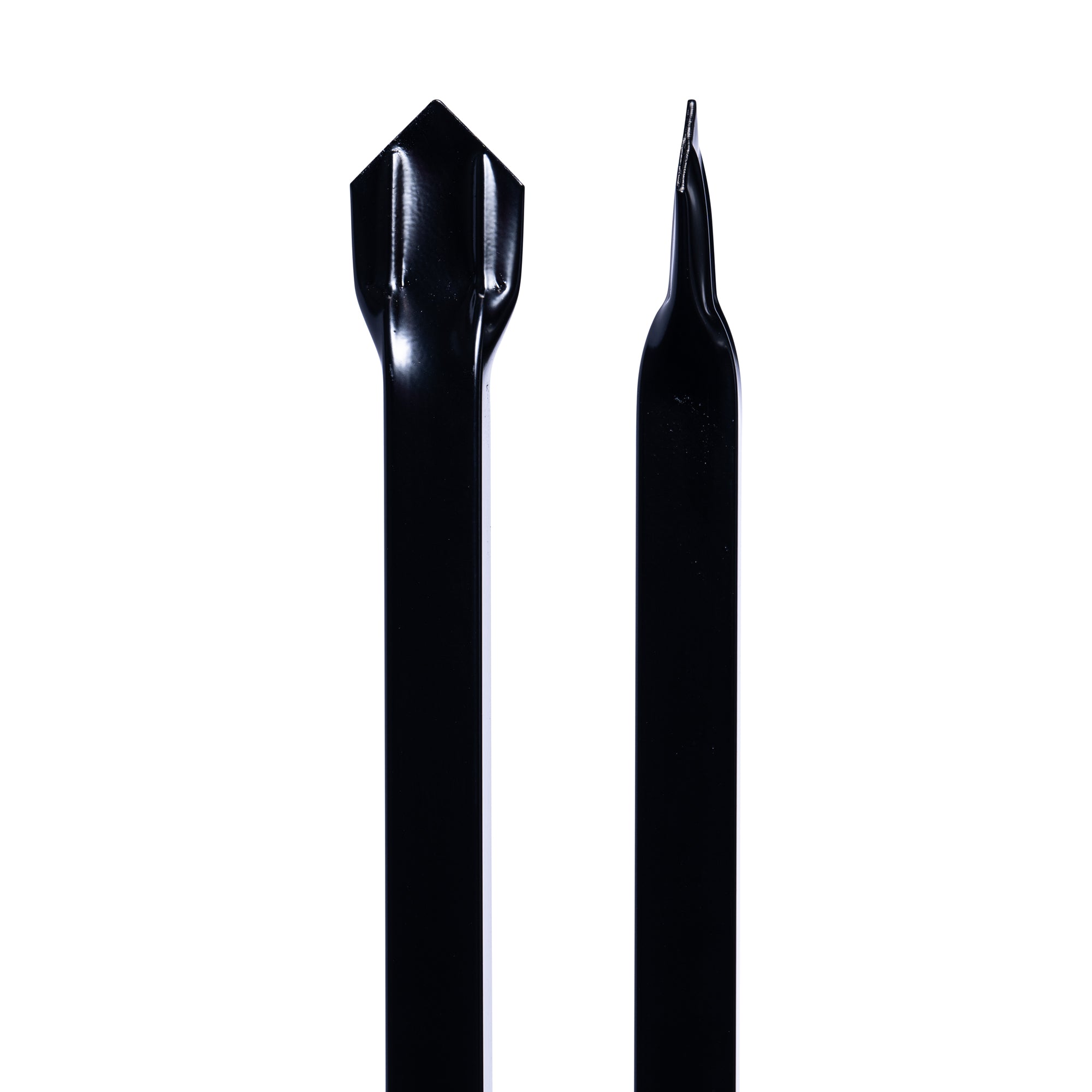 Diplomat Tubular Panel (Spear Top) Powder Coated Black 1800 / 150