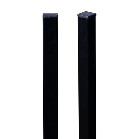 Ambassador Tubular Panel (Rod Top) Powder Coated Black 1800 / 150