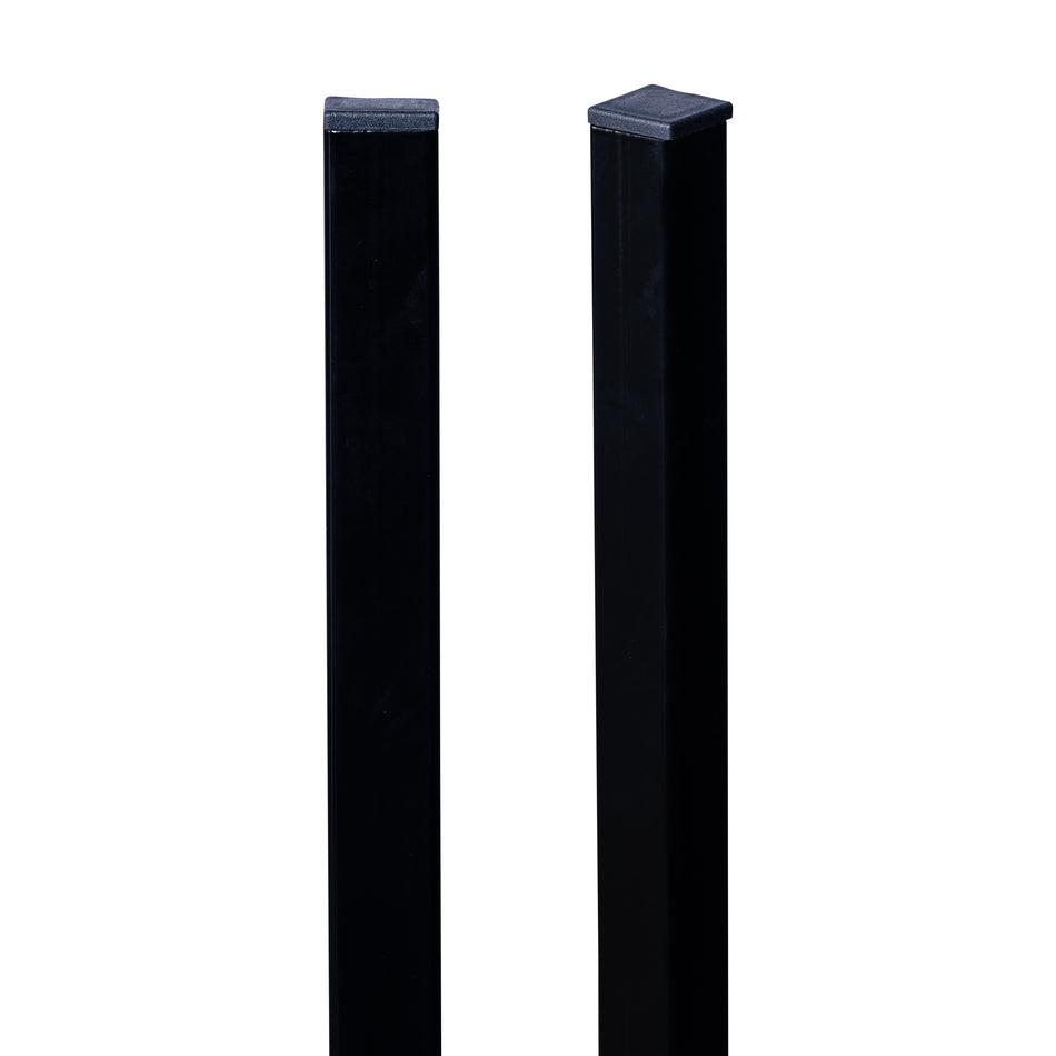 Ambassador Tubular Panel (Rod Top) Powder Coated Black 1800 / 150