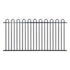 Lassiter Tubular Panel (Loop Top) Powder Coated Black 1200 / 120