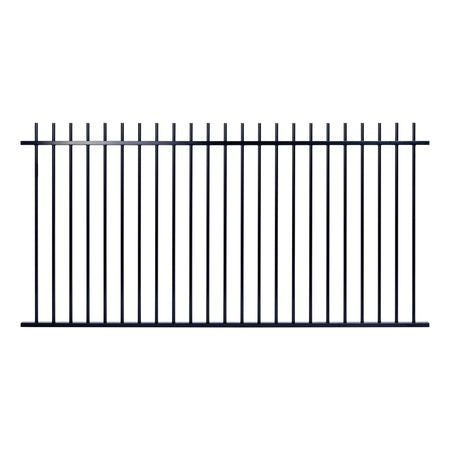 Bass Tubular Panel (Rod Top) Powder Coated Black 1200 / 105