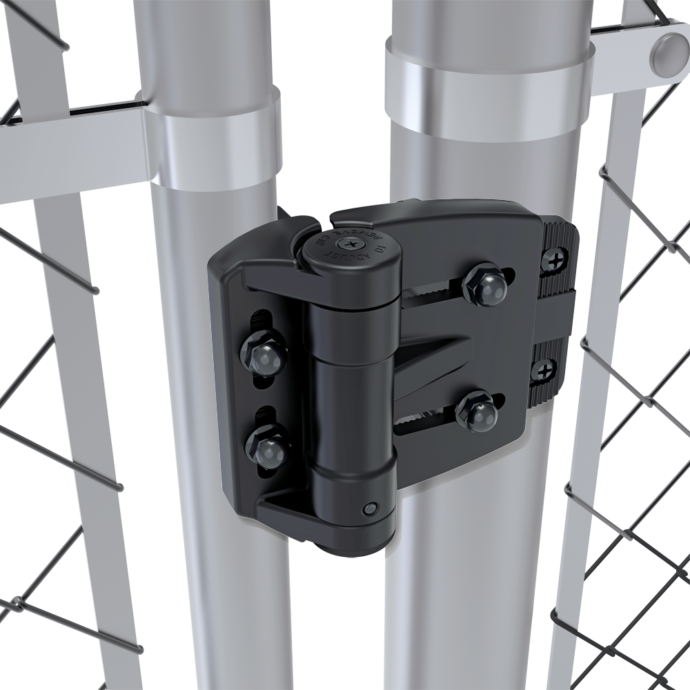 D&D Truclose (Self Closing) Mini Multi-Adjustable Round Hinge - Up To 25kg, Suits Gate Frame 25NB-32NB, Post 40NB-65NB