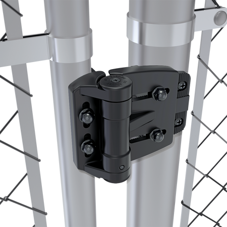 D&D Truclose (Self Closing) Mini Multi-Adjustable Round Hinge - Up To 25kg, Suits Gate Frame 25NB-32NB, Post 40NB-65NB
