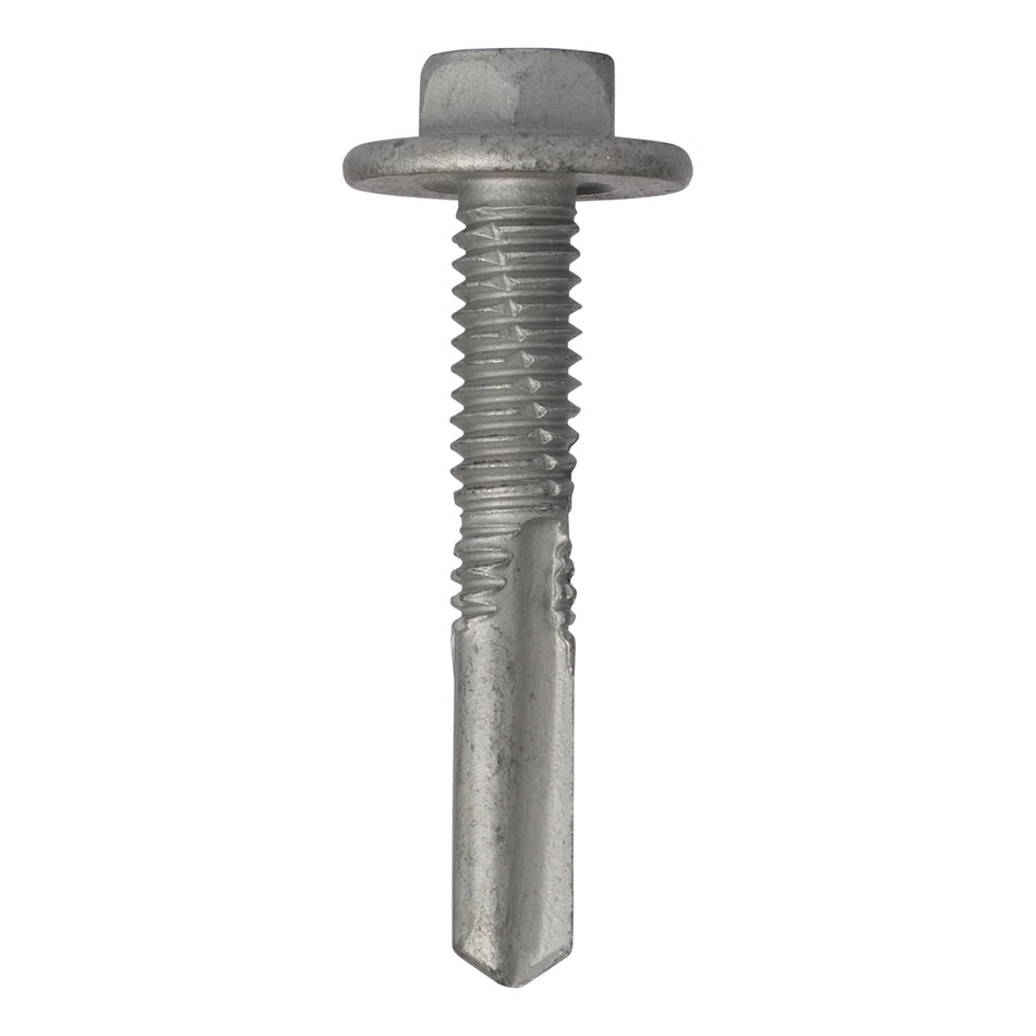 Steel Hex Head Tek Screw Galvanised 12g x 32mm