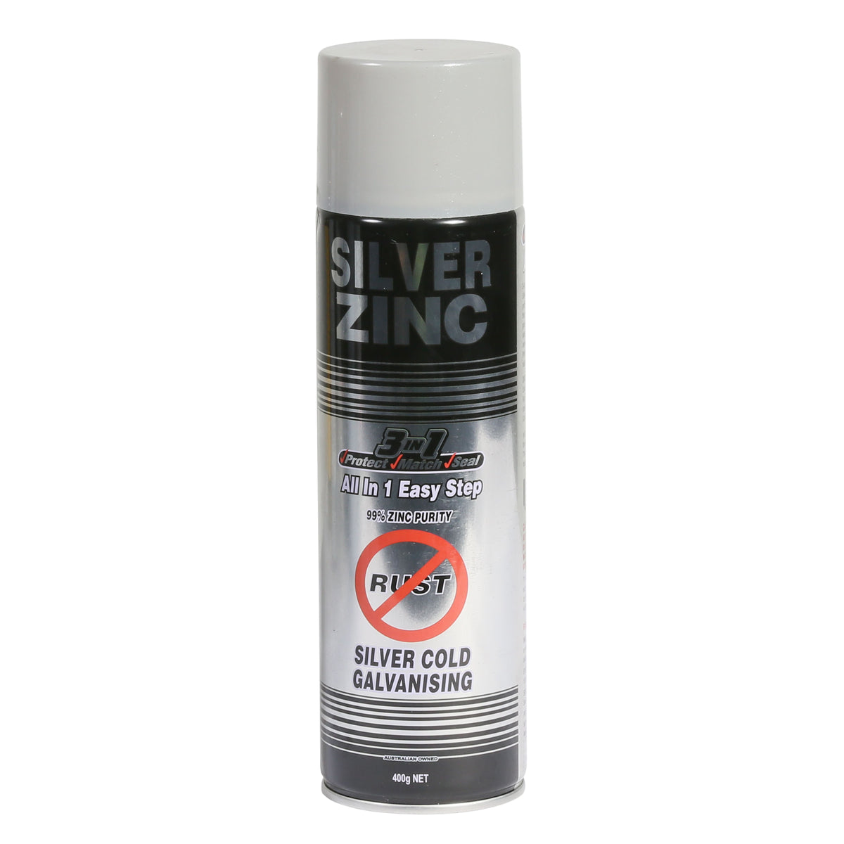 Zinc 2-in-1 Protect & Match Cold Galvanising Silver