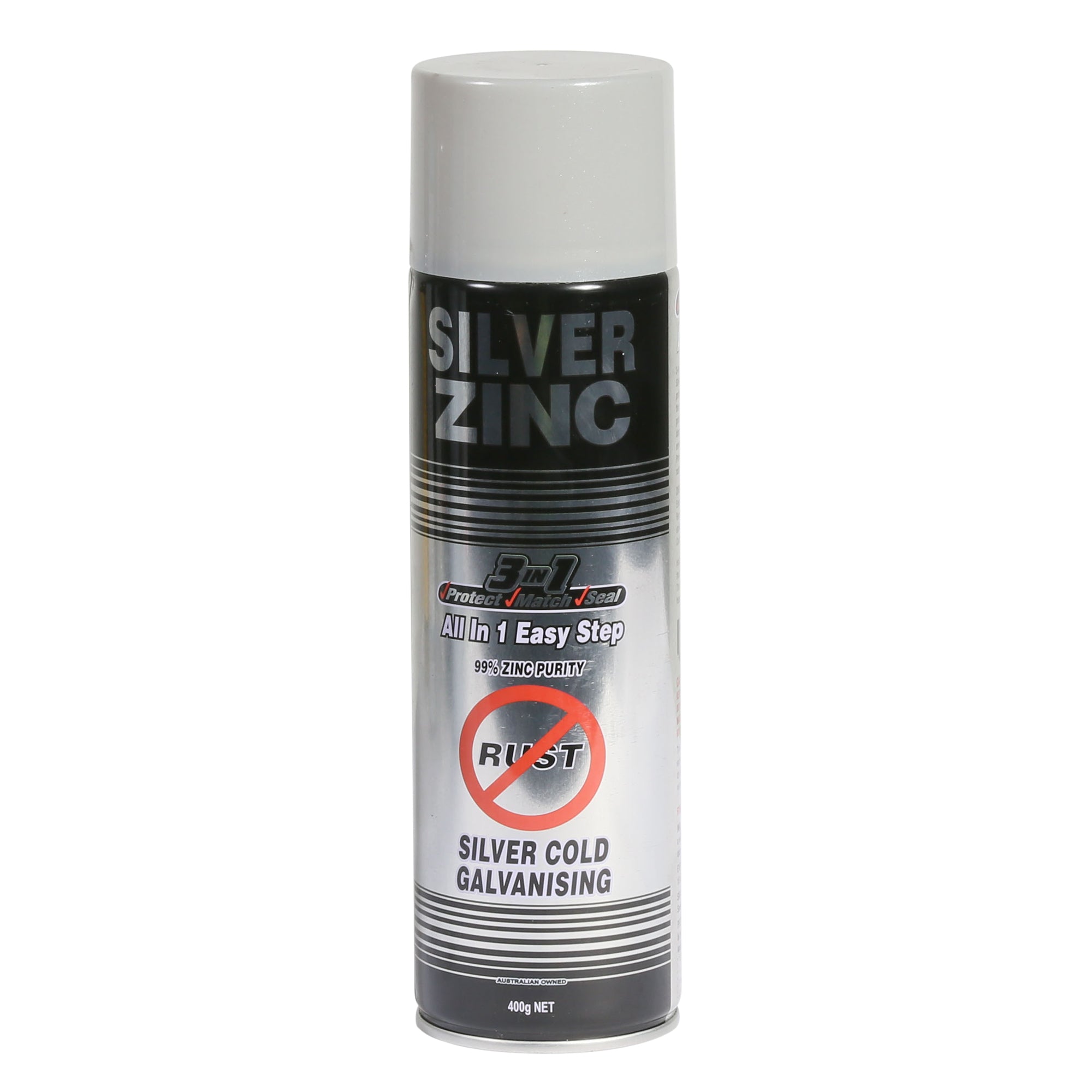 Zinc 2-in-1 Protect & Match Cold Galvanising Silver
